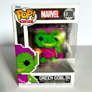 Funko Pop! Marvel: 8-Bit Green Goblin Vinyl Figure Bobblehead Collectible #1388